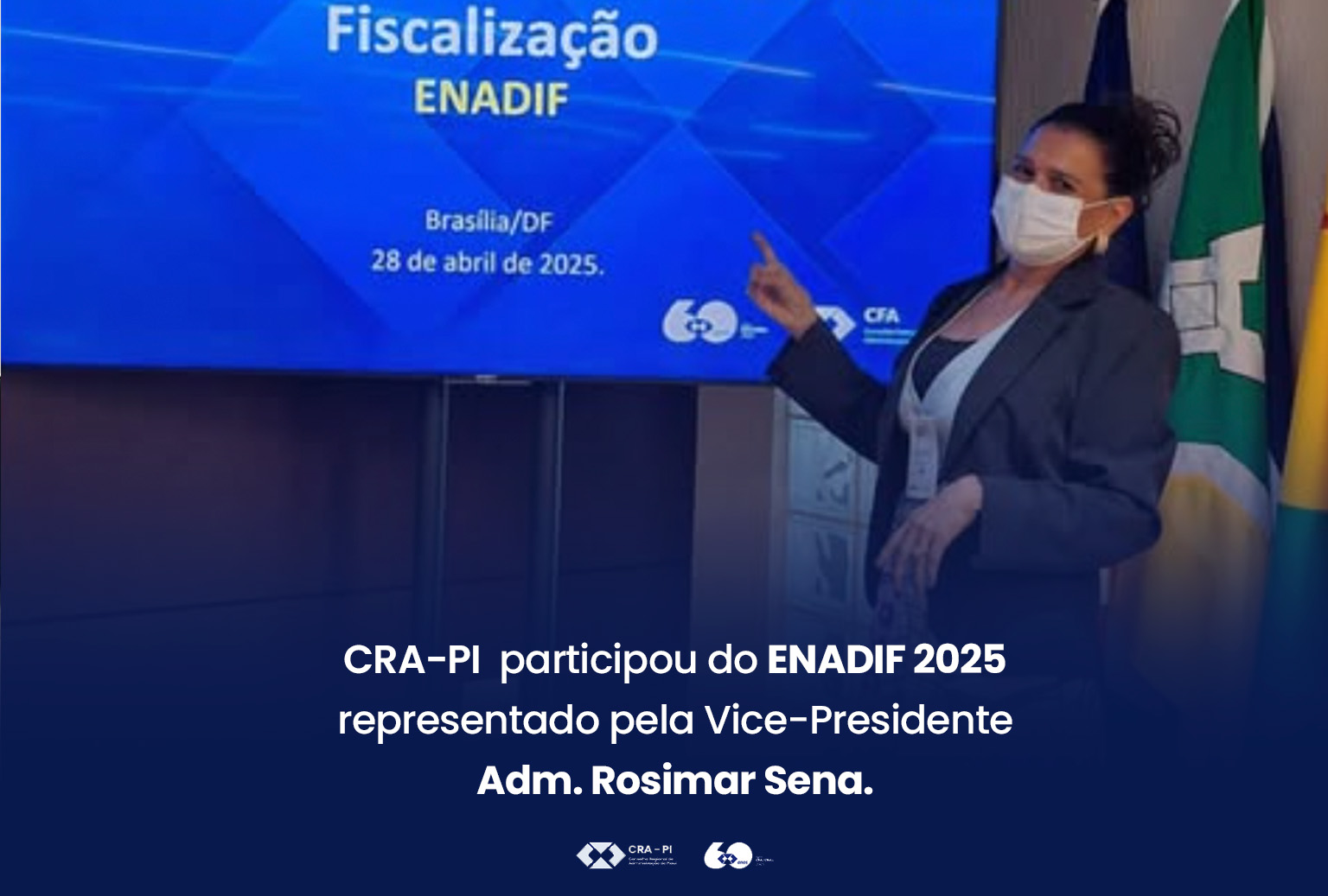 CRA-PI marca presença no ENADIF 2025 e reforça compromisso com a fiscalização profissional