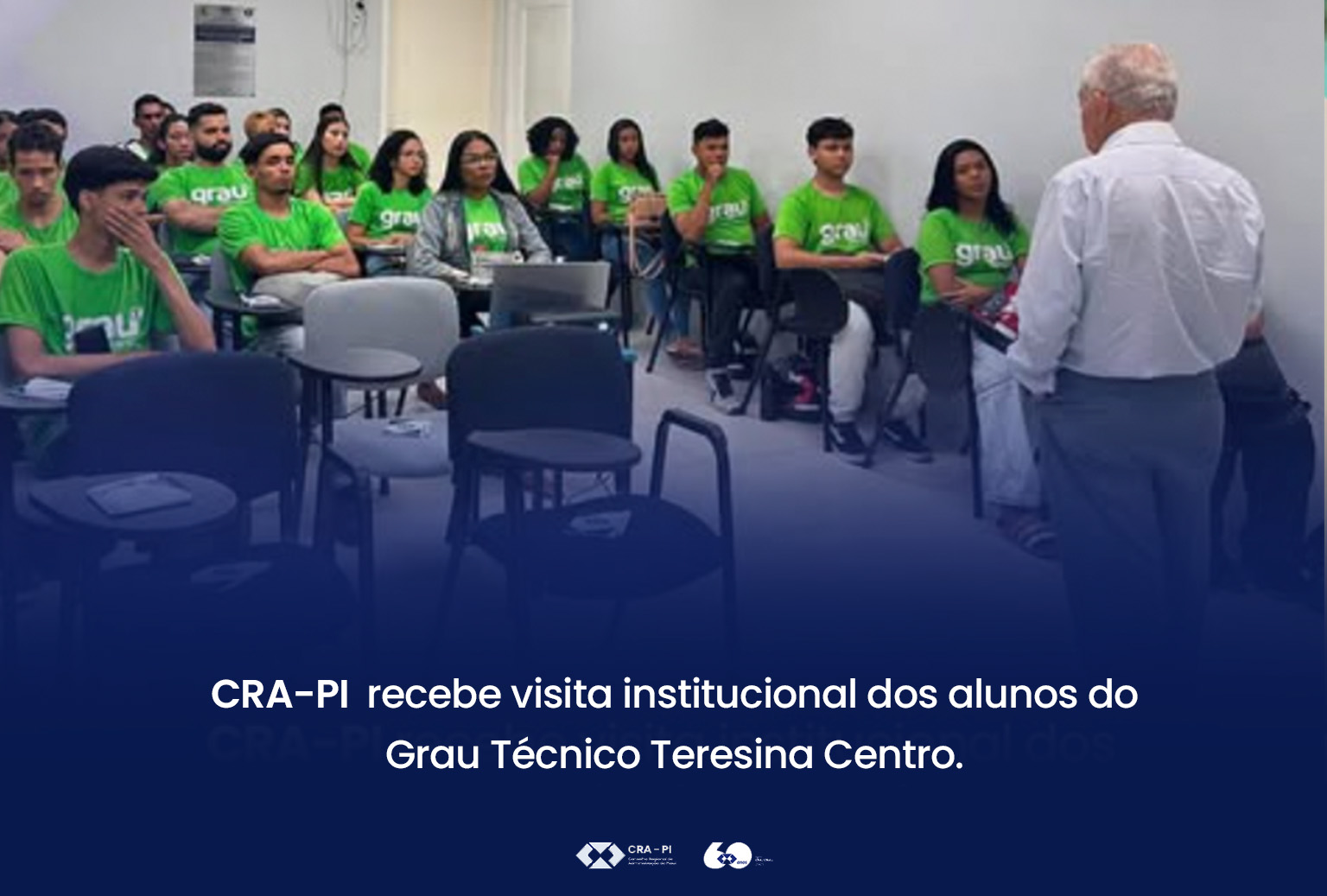CRA-PI recebe visita institucional de alunos do Grau Técnico Teresina Centro