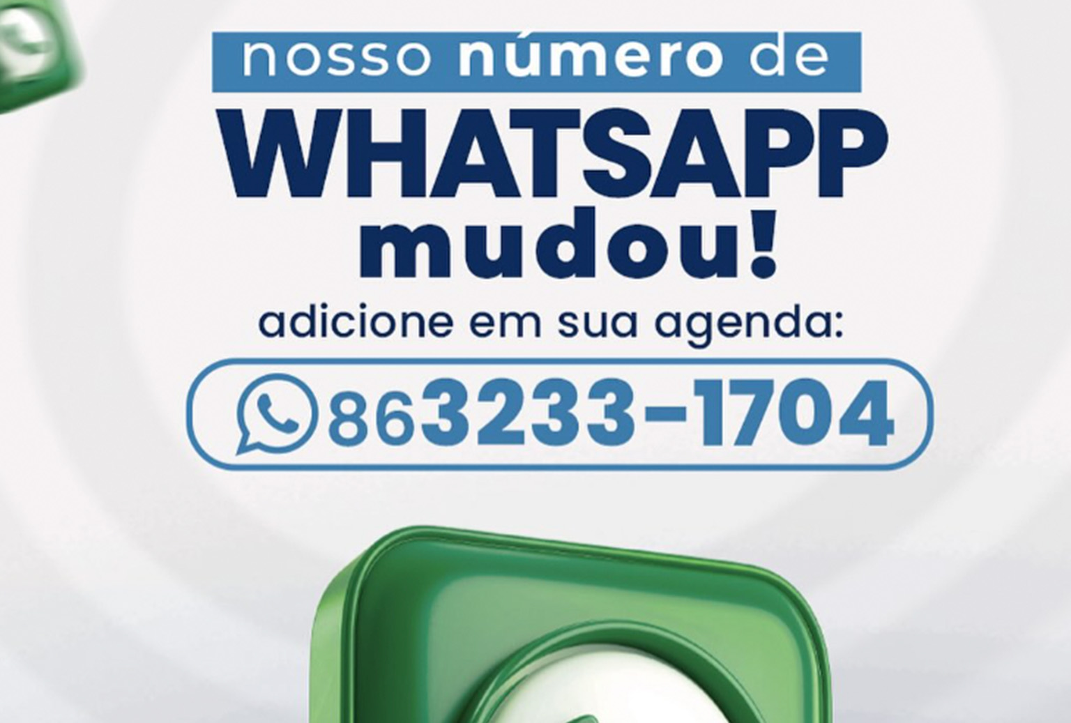 CRA-PI atualiza número de WhatsApp para melhor atendimento aos profissionais